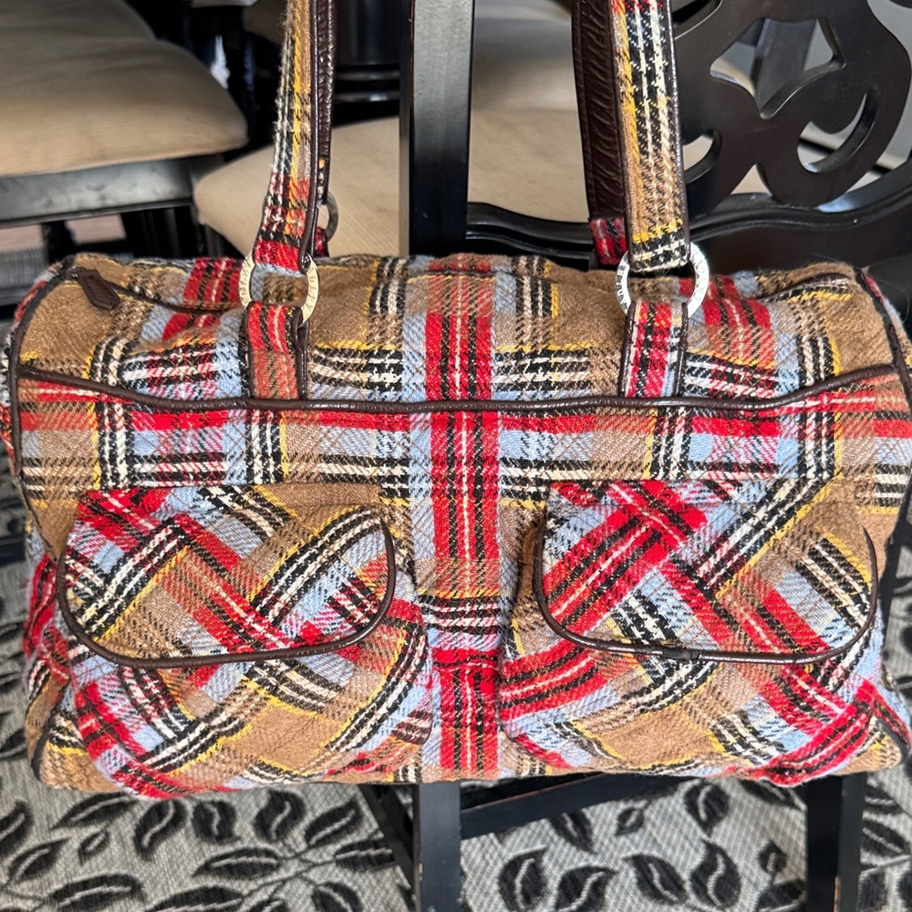 Vera Bradley quilted duffle bag